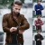 Foreign Trade Wish AliExpress New Autumn and Winter European and American Men's Leather Clothing Large Size Fashion Slim Casual Leather Jacket Coat