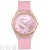 New Ladies Watch Fashion Silicone Strap round Dial Dragonfly Printed Pointer Quartz Watch Formal Dress Accessories reloj