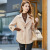 Short Reversible Woolen Coat Women 2021 New Winter Loose Western Style Small Suit Collar Woolen Coat