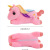 New Cartoon Unicorn Airable Cover Plush Pillow Children Flannel Blanket Promotional Gift Logo Customization
