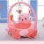 Cartoon Baby Learning Seat Infant Drop-Resistant Safety Small Chair Children's Sofa Plush Toy with Bell Gift