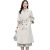 High-End Mid-Length Trench Coat for Women 2021 New Fall Women's Clothing Casual Fashion Tailored Collar Lace-up Overcoat Coat