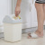 European Trash Can Household Plastic Living Room Rocker Cover Trash Can Kitchen Toilet Bin Dust Basket