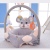 Cartoon Baby Learning Seat Infant Safety Small Chair Portable Children's Sofa Plush Toy Bell Puzzle