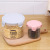 With Scale Sealed Plastic Cans Transparent Food Jar Kitchen Cereals Storage Box Snack Storage Jar