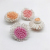  Mini Double color Artificial Pe Foam Chrysan Flower Heads For Wedding Party Decoration Handmade Fake Flowers Ball Craft