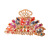 Japanese and Korean Crystal Diamond Spring Clip Barrettes Color Horsetail Headwear Exquisite Bar Shaped Hair Clip