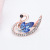 Rainbow Princess High-End Luxury Brooch Brooch Pin Korean Elegance and Creativity Personality Easy Matching Coat Sweater Accessories