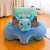 New Cartoon Animal Fruit Pattern Children's Drop-Resistant Seat Educational Toy Baby Learning Chair Children's Sofa