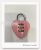 Heart-Shaped Password Lock Mini Small Padlock Trolley Luggage Pencil Case Drawer Universal Heart-Shaped Small Lock