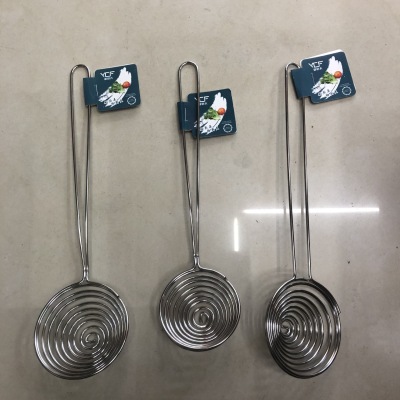 Kitchen Utensils Stainless Steel round Handle Household Rotating Semi-automatic Egg Beater Restaurant Home Gadget Wholesale