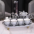 A Pot of 6 Cups a Tray Ceramic Water Set Ceramic Pot Ceramic Cup Ceramic Tray New Water Set Entry Lux Style