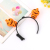 Luminous Halloween Headband Ball Decorative Head Hoop Performance Pumpkin Skull Buckle Adult and Children Headdress Gift