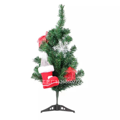 40cm Festival Decor Props Encryption Green Tree Artificial Christmas Tree Decoration Santa Tree Figurine Party Gift