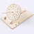 Wooden Sundial Model Technology Small Production DIY Homemade Sun Clock Science Experiment Equipment Handmade Material Package
