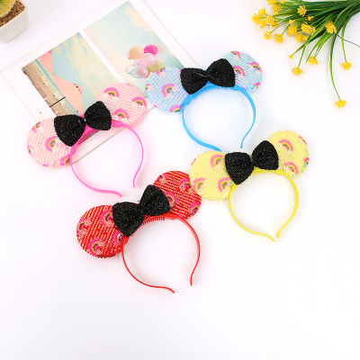 Halloween Head Buckle Wholesale Flash Hair Mickey Mouse Christmas Girl Headband Factory Direct Sales Christmas Festival Head Buckle