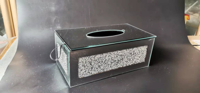 Crystal Glass Tissue Box