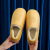 2021 New Package Root Cotton Slippers Household Soft Cotton Slippers Warm Thickened Couple Plush Waterproof Package Root Cotton Shoes