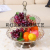 Light Luxury Glass Double-Layer Fruit Plate Living Room Coffee Table Fruit Plate Creative Decoration Modern Minimalist Candy Plate Household Dried Fruit Tray