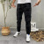 Autumn and Winter Six-Pocket Plaid Casual Pants Men's Slim-Fitting Small Straight Trousers Overalls Stretch Slim Jeans Men's Hair Generation