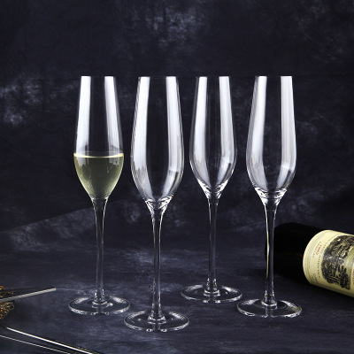 European Style Champagne Glass Model Room Club Dining Table Western Food Wine Glass Crystal Glasses Red Wine Glass