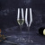 European Style Champagne Glass Model Room Club Dining Table Western Food Wine Glass Crystal Glasses Red Wine Glass