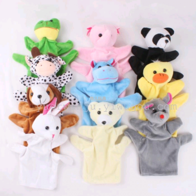 Animal Finger Puppet Plush Toys Hand Puppet Cartoon Animal Hand Puppet Story-Telling Puzzle Hand Puppet Bear Hand Puppet 10 Mixed