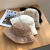 Hat Female Autumn and Winter Korean Style Plush Beanie Hat Japanese Style All-Matching Retro Students Warm-Keeping Bucket Hat Lamb Wool Fisherman Hat