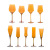 European High-End Golden Crystal Glass Red Wine Champagne Glass Cocktail Glass High Leg Wine Glass Household Sparkling Wine Glass