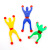 New Exotic Decompression Toy Fun Expandable Material Launch Slingshot Turkey Spider Man Palm Blow-through Children's Toys