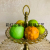 Light Luxury Glass Double-Layer Fruit Plate Living Room Coffee Table Fruit Plate Creative Decoration Modern Minimalist Candy Plate Household Dried Fruit Tray