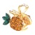 Yisiya New Hair Accessories Creative Alloy Diamond Hair Clip Fashion Trendy Cute Pineapple Fruit Hairpin Clip