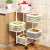 Kitchen Rotating Square Storage Rack Wholesale Vegetable and Fruit Storage Rack Installation-Free Removable Square Storage Rack