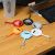 Popular Colorful Multi-Color Only for Student Exams Chicken Pan Cute Cartoon Keychain Calculator