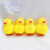 Yellow Chicken TPR Soft Rubber Light-Emitting Toy Small Yellow Duck with Light Standing Decompression Squeezing Toy Pull Flash New Strange