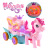 Factory Direct Sales Fantasy Light Music Carriage Children's Educational Electric Toys Stall Hot Selling Toys