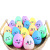 New Color Bouncy Egg Squeezing Toy Decompression Artifact Vent Toys