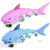 Internet Celebrity Electric Shark Light Music with Rope Running Toys for Children and Babies Boys and Girls Children TikTok Gift