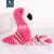 Pet Toy Flamingo Corn Velvet Bite-Resistant Molar Sounding Toy Pet Supplies in Stock Wholesale Factory Direct Sales