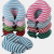 Ice Silk Stripes Heightened U Pillow Slow Rebound U-Shaped Traveling Pillow Portable with Neck Pillow