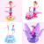 Factory Wholesale Cartoon Rotating Mermaid Series Children's Early Education Educational Sound and Light Electric Toys Stall Hot Sale