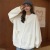   Sixi New Spring and Autumn Simple round Neck Sweater Cardigan Women Korean Style oose and azy Style Casual ong Sleeve Coat Women