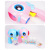Big Eye Fish Inertia Bubble Gun Automatic Bubble Blowing Water Gun Children's Toy Non-Leaking Manual Music Girl