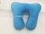 Foam Particles Filled Pillow Outdoor Travel Leisure Air Foam Double-Sided U-Shape Pillow