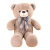 New Hoodie Teddy Bear Plush Toy Cute Bow Tie Bear Doll Large Semi-Finished Product Leather Phone Case Factory Wholesale