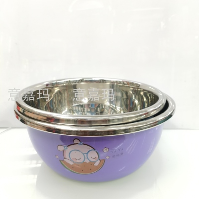 1.5 Non-Magnetic Reverse Side European Cartoon Seasoning Jar 20/22/24/26/28/30/32/34/36cm