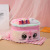 2021 New Cartoon Cosmetic Bag Children's Cute Big Eyes Plush Unicorn Large Capacity Portable Storage Bag