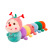 Factory Wholesale Strawberry Caterpillar Doll Plush Velvet Toy Cotton Sugar Baoyu Long Pillow Foreign Trade Cross-Border Delivery