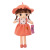 Wholesale Braces Skirt Princess Girl Doll Plush Toy Cute Big Braid Little Girl Fabric Doll Can Be Sent on Behalf
