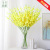 5 Fork Artificial Flower Dancing-Lady Orchid Yellow Fake Flower Cross-Border Phalaenopsis Bouquet Wedding Home Decoration Decoration Dancing-Lady Orchid